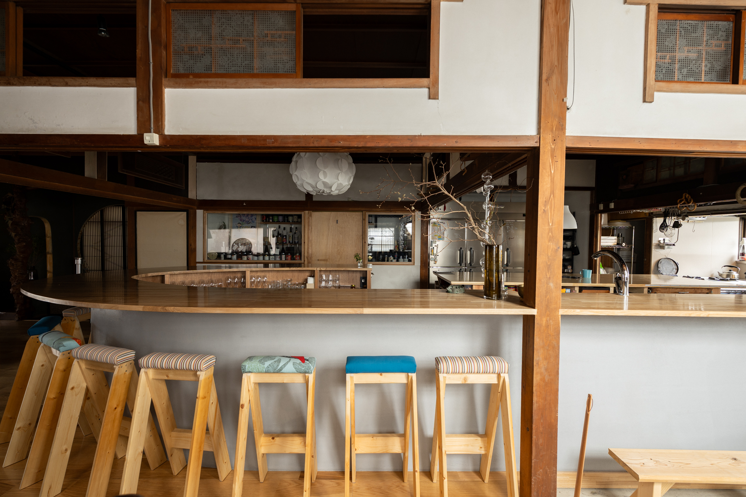 あんず旅館カウンター